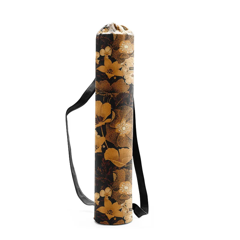 Printed Canvas Drawstring Yoga Bag