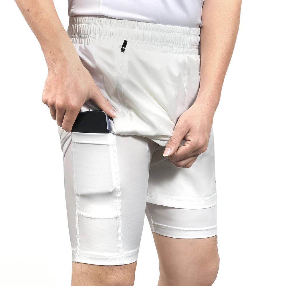 Men Running Shorts 2 In 1