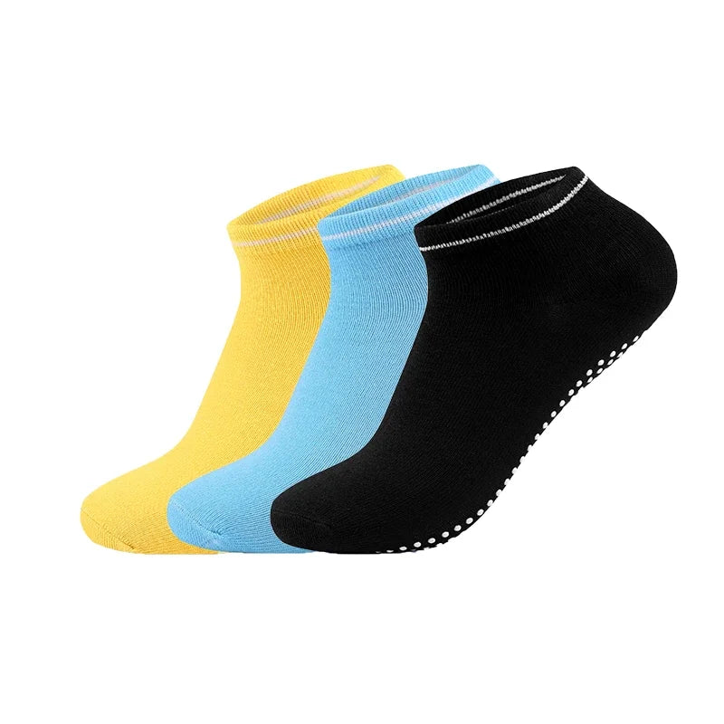 Women Non-Slip Grips Cotton Sock