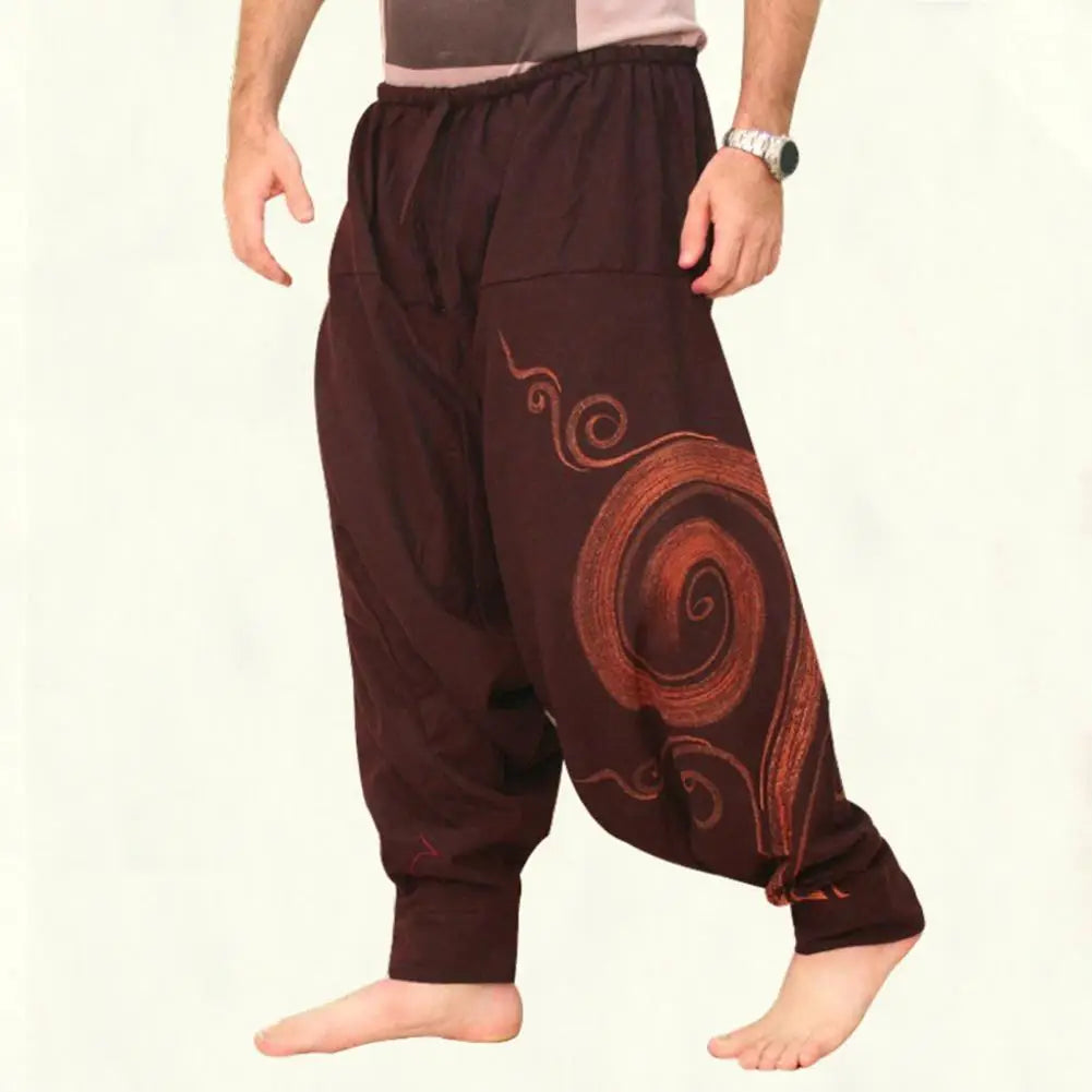 Pleated Men For Daily Wear Casual Yoga Pants