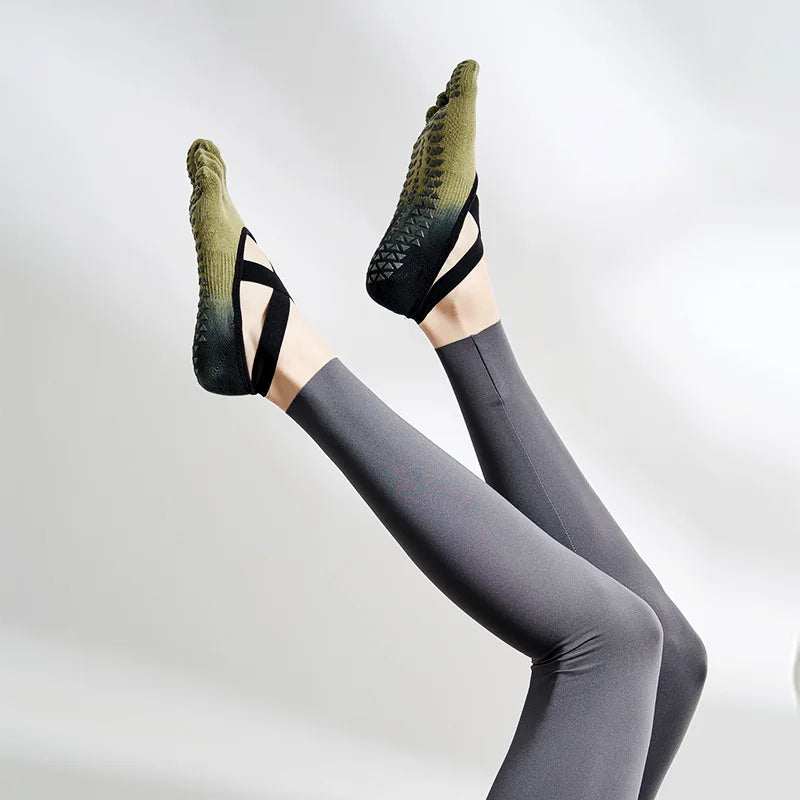 Five Toe Pivot Barre Yoga Socks