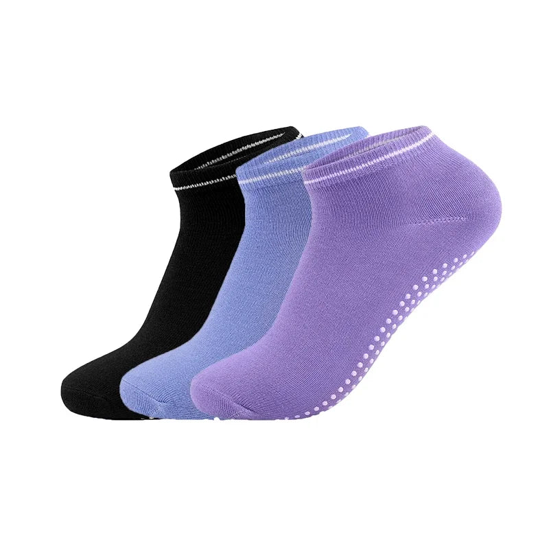 Women Non-Slip Grips Cotton Sock
