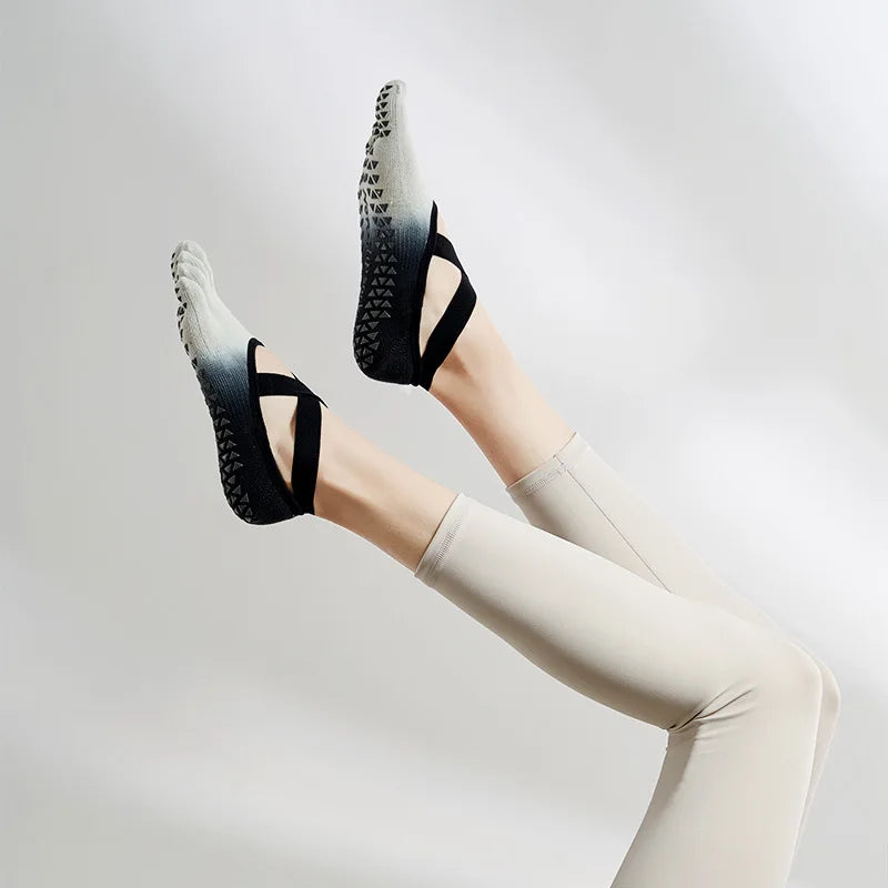 Five Toe Pivot Barre Yoga Socks