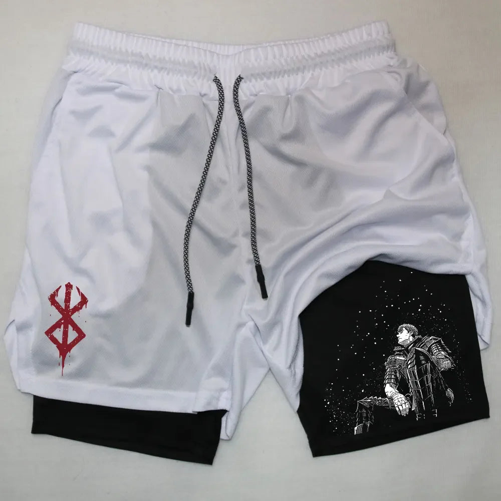 Anime Berserk Performance Men Shorts