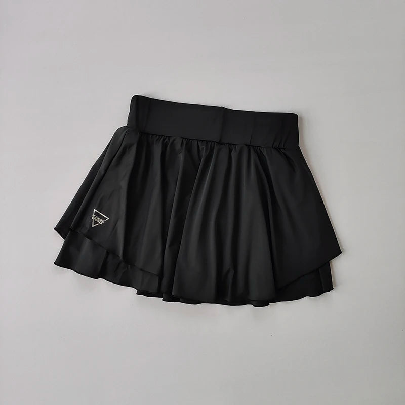 Breathable Tennis Yoga Skirt Pants