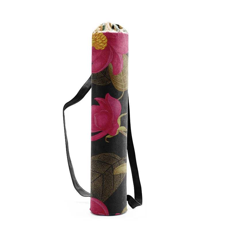 Printed Canvas Drawstring Yoga Bag