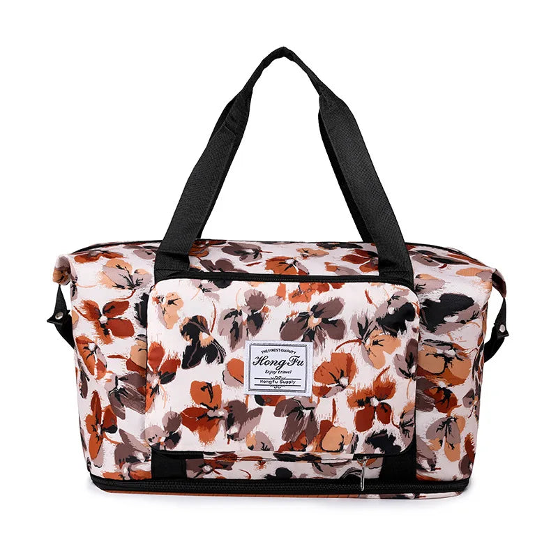 Women's Printed Fitness Travel Bag