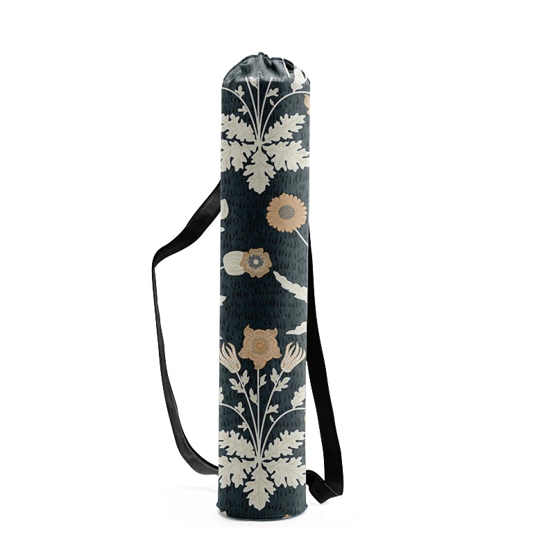 Printed Canvas Drawstring Yoga Bag