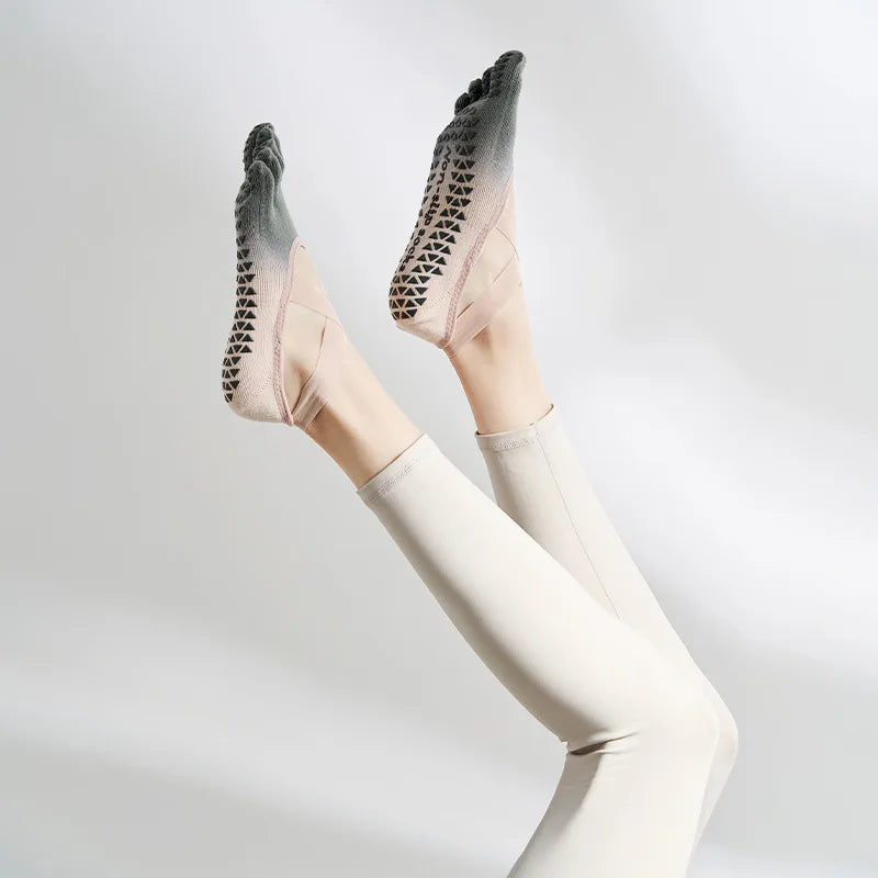 Five Toe Pivot Barre Yoga Socks