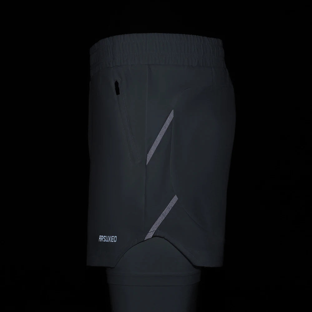 Men Running Shorts 2 In 1