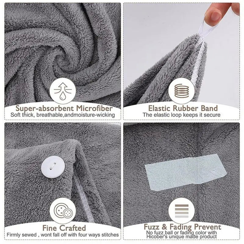 Microfiber Drying Hair Towels