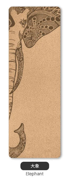 5mm Natural Cork TPE Yoga Mat