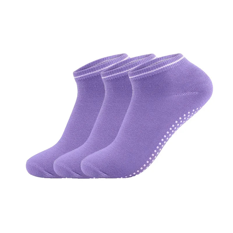 Women Non-Slip Grips Cotton Sock