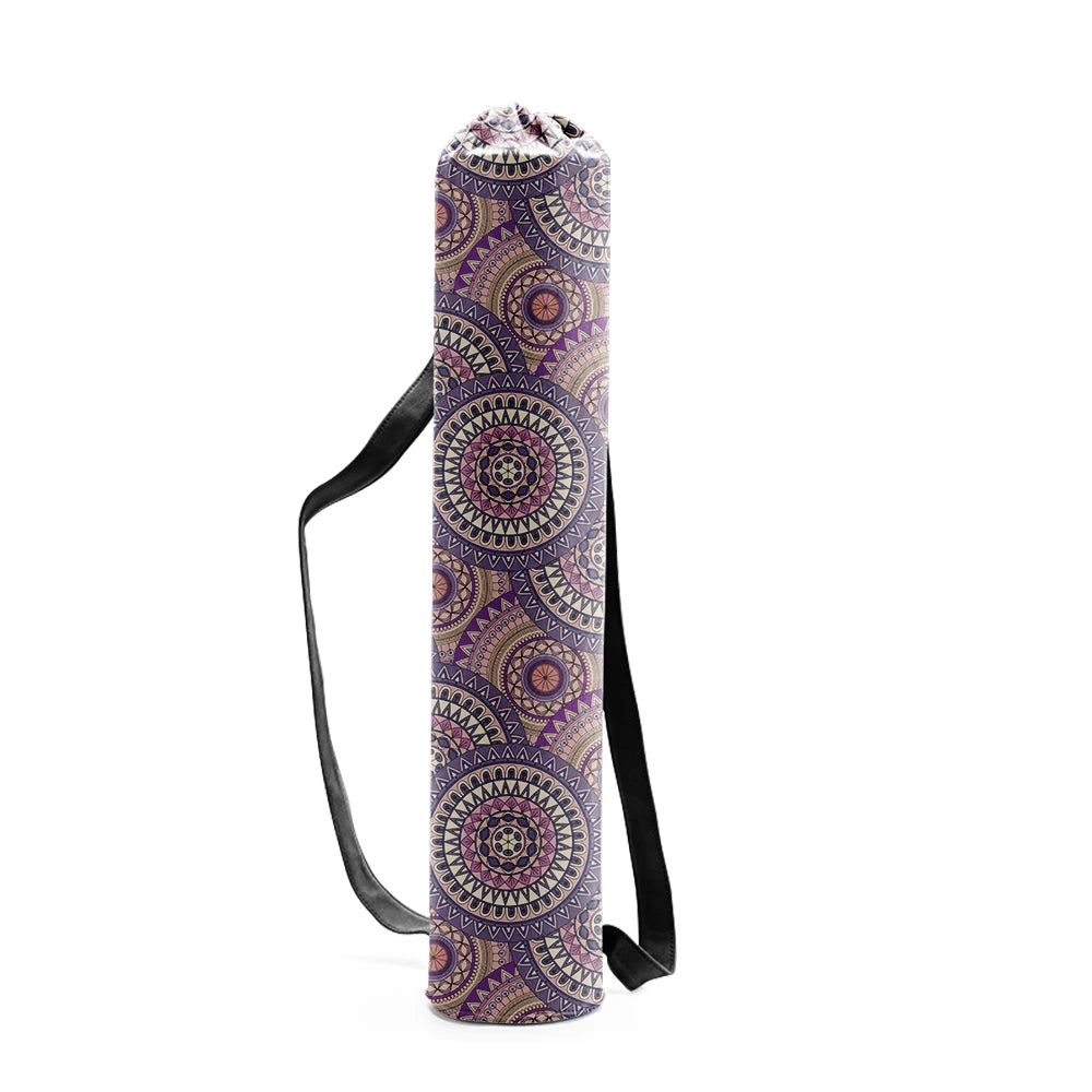 Printed Canvas Drawstring Yoga Bag