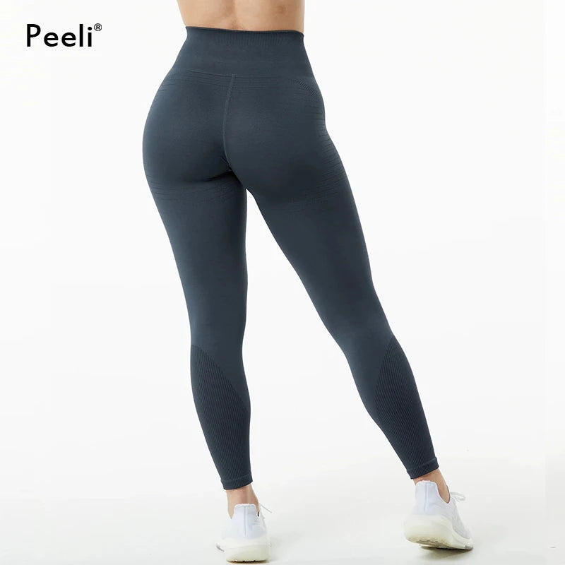 High Waist Seamless Scrunch Butt Gym Leggings