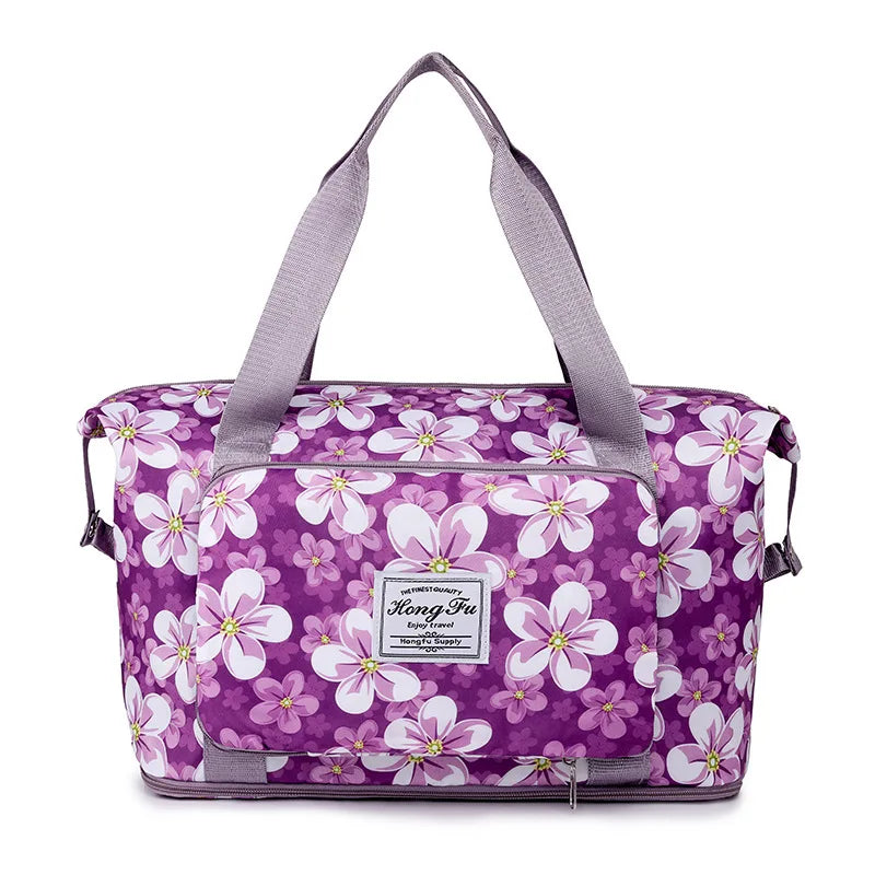 Women's Printed Fitness Travel Bag