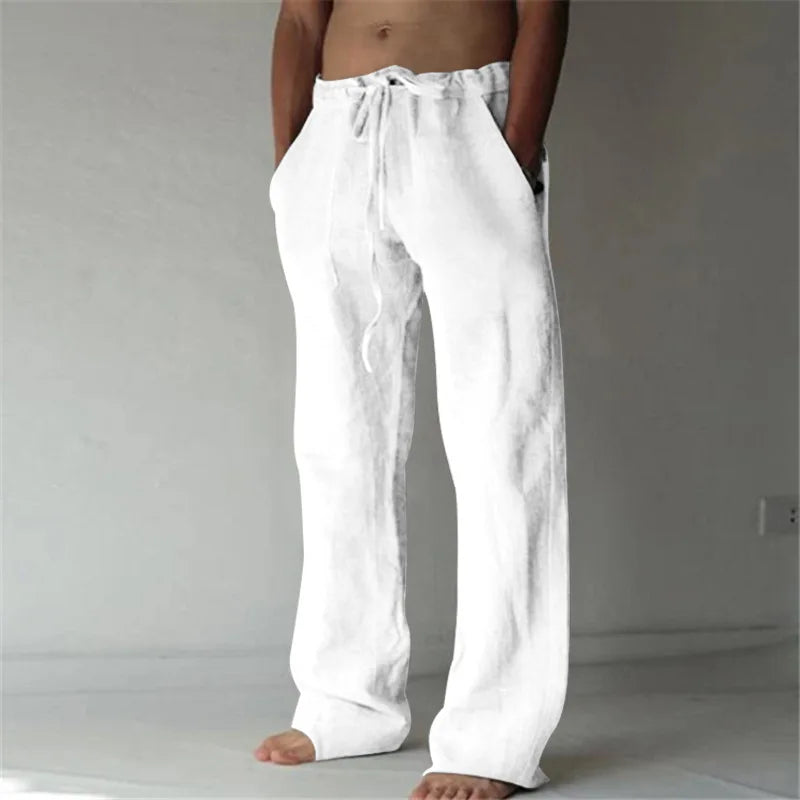 Mens Loose Drawstring Yoga Pants