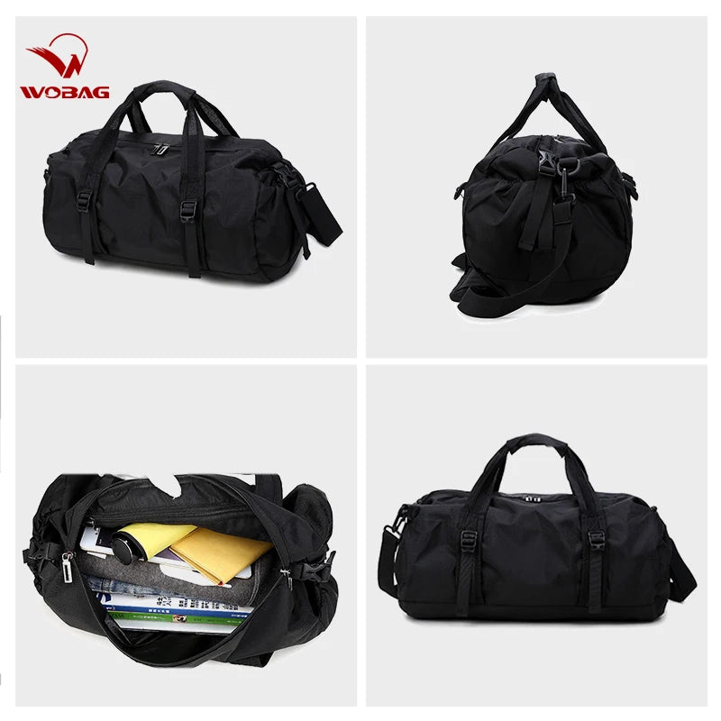 Fashion Black New Weekend Short-distance Travel Bag