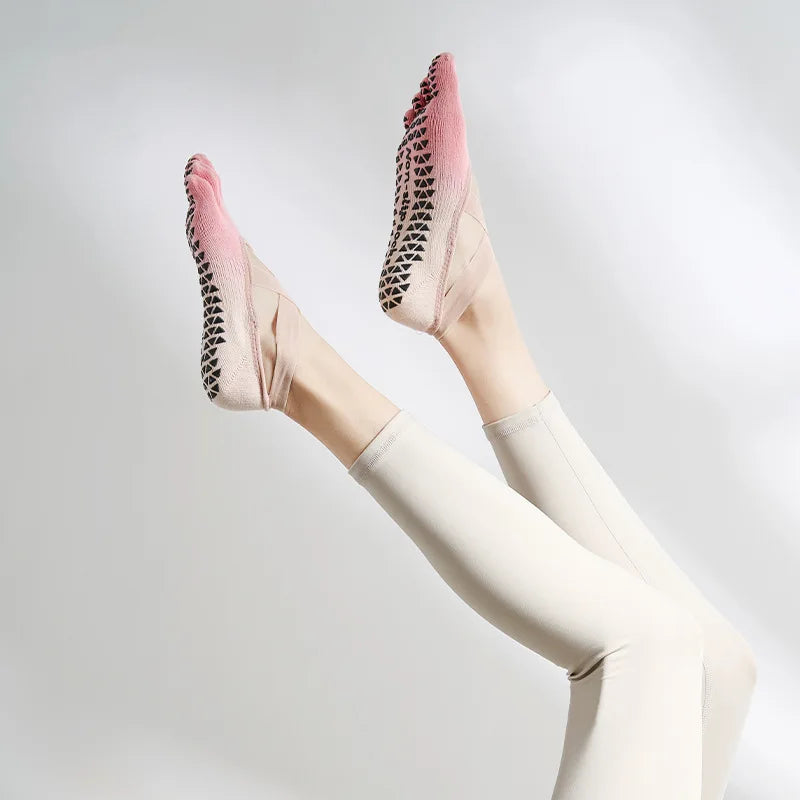 Five Toe Pivot Barre Yoga Socks