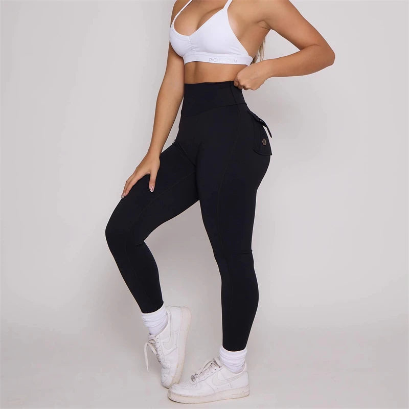 Women High Waist Tights Pants Gym Leggings