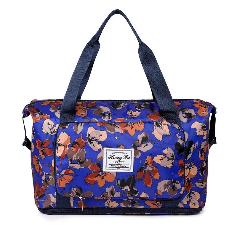 Women's Printed Fitness Travel Bag