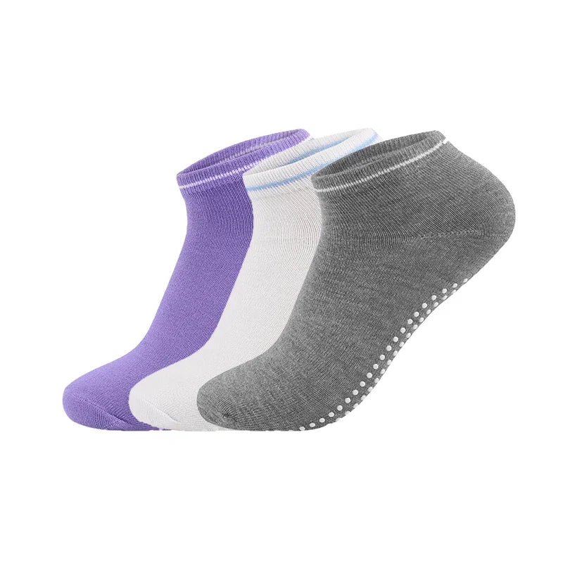 Women Non-Slip Grips Cotton Sock
