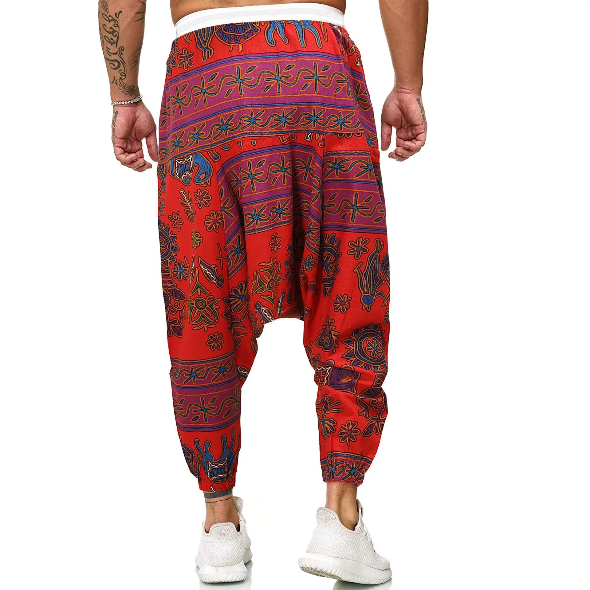 Men Hippie Baggy Boho Yoga Harem Pants