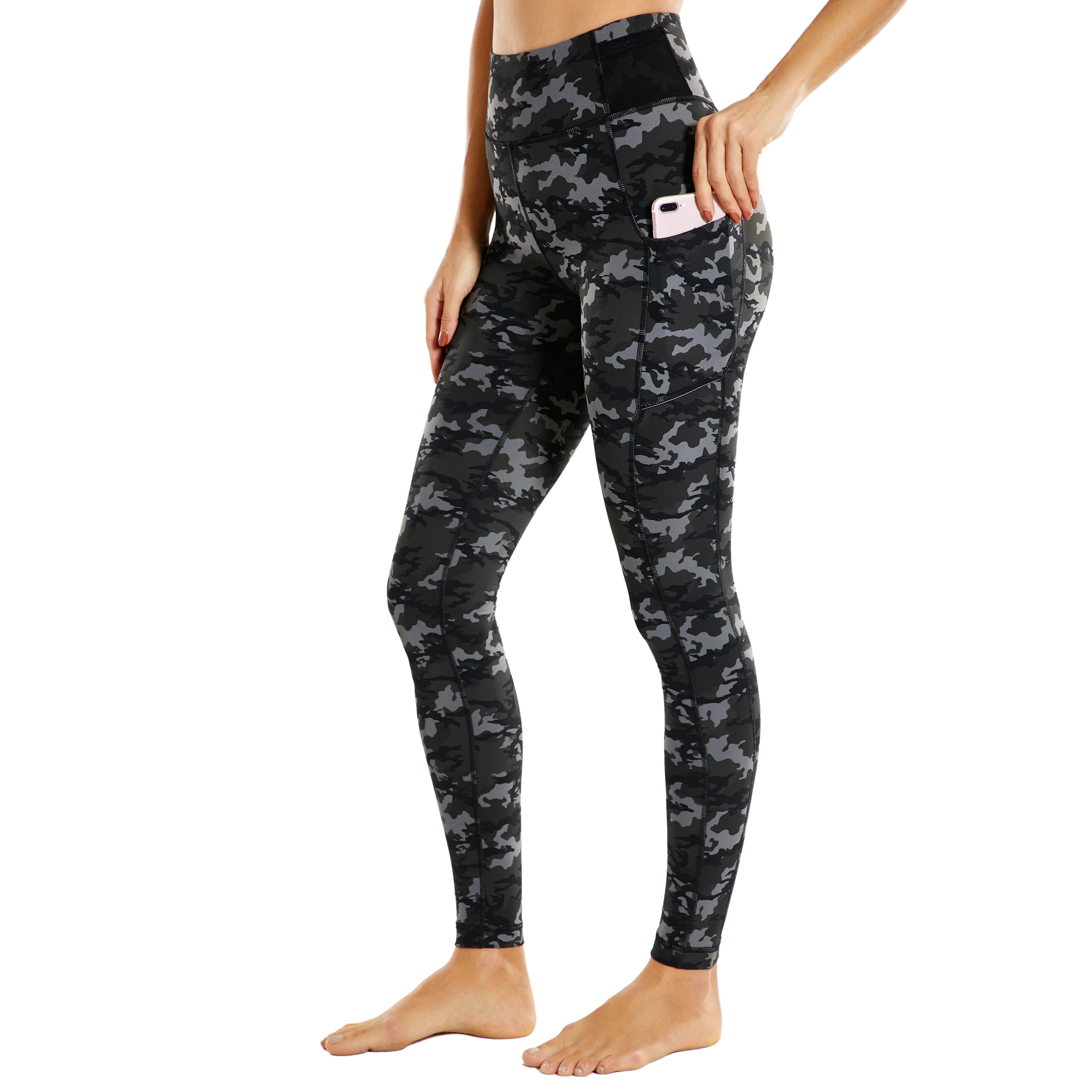 High Waisted Matte Brushed Women Yoga Leggings