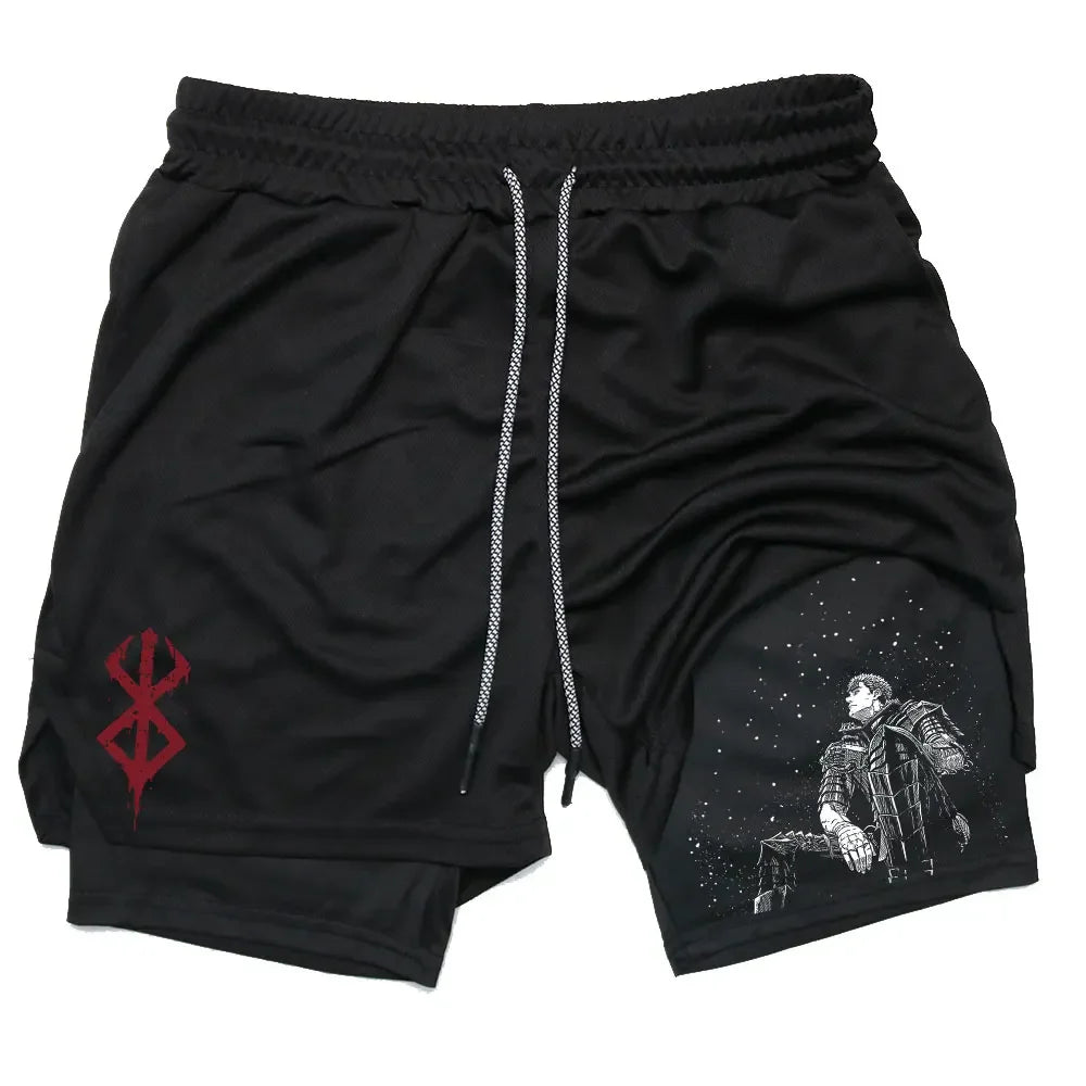 Anime Berserk Performance Men Shorts