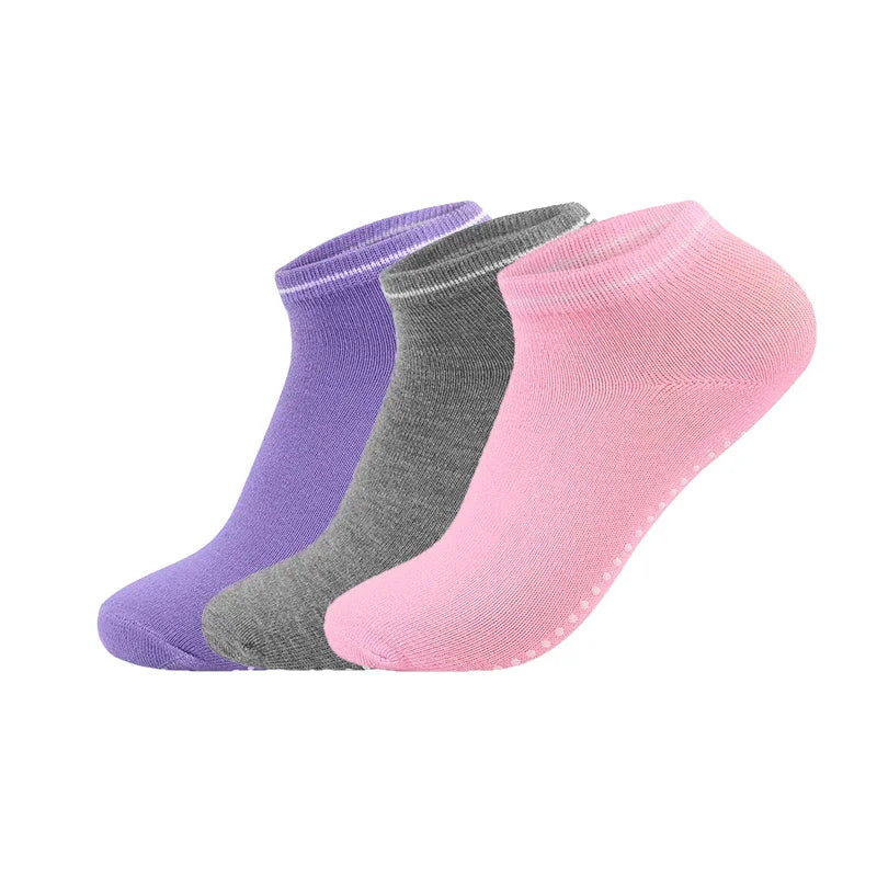 Women Non-Slip Grips Cotton Sock